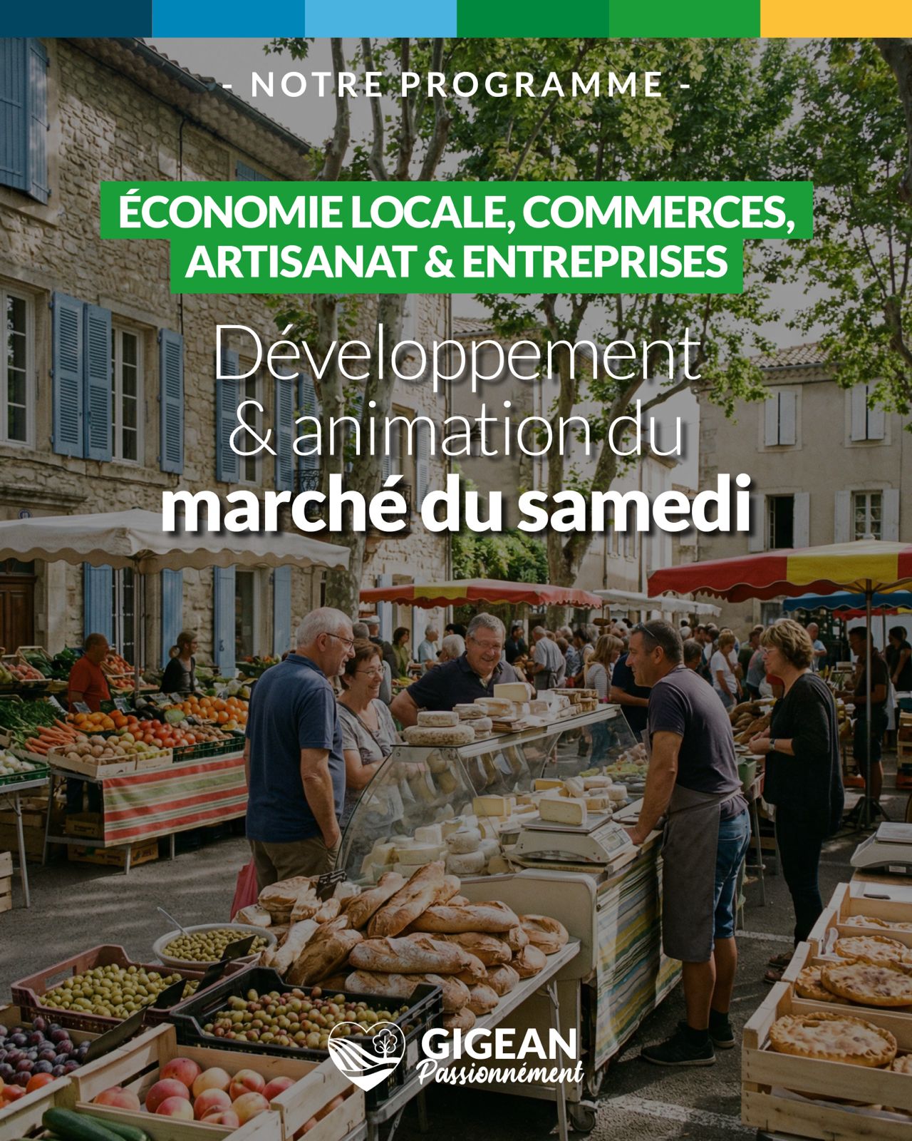 Le marché fait vivre Gigean. 648838085 122121166221068999 2282756756735934136 n